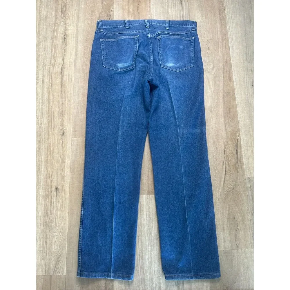 VTG Wrangler Mens Size 36X32 Regular Fit Medium Wash Denim Jeans